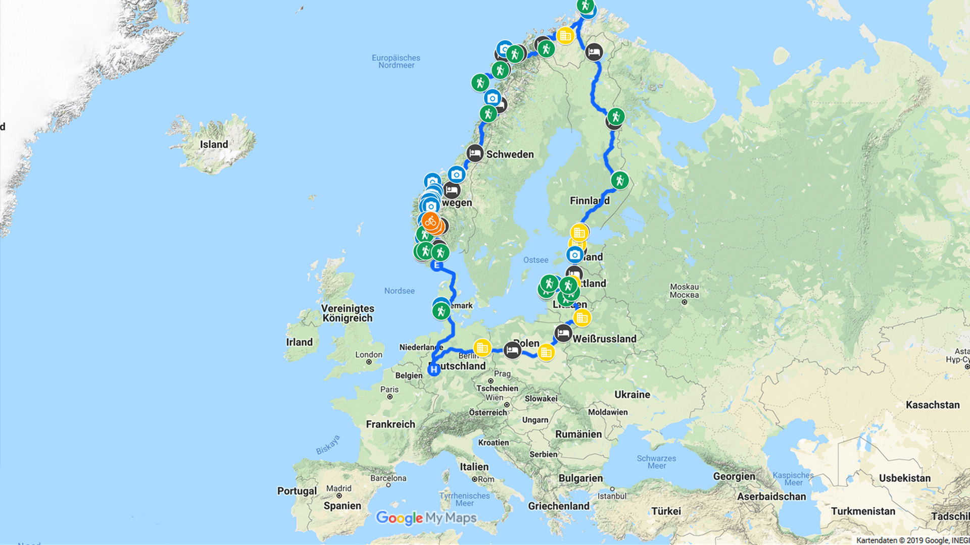 Baltikum, Finnland & Norwegen und Eindrücke